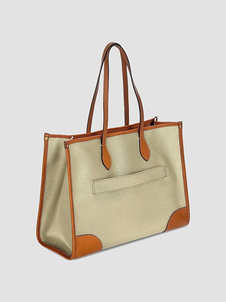 Bric's Men's Firenze Leather-Trim Tote Bag | Thumbnail 3 Bric's Men's Firenze Leather-Trim Tote Bag | Thumbnail 3