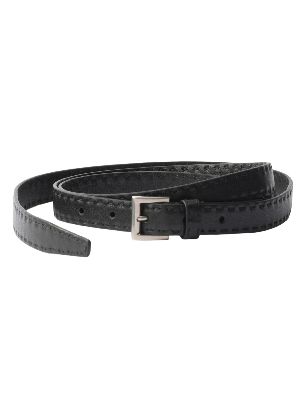Prada Men's Antiqued Leather Belt