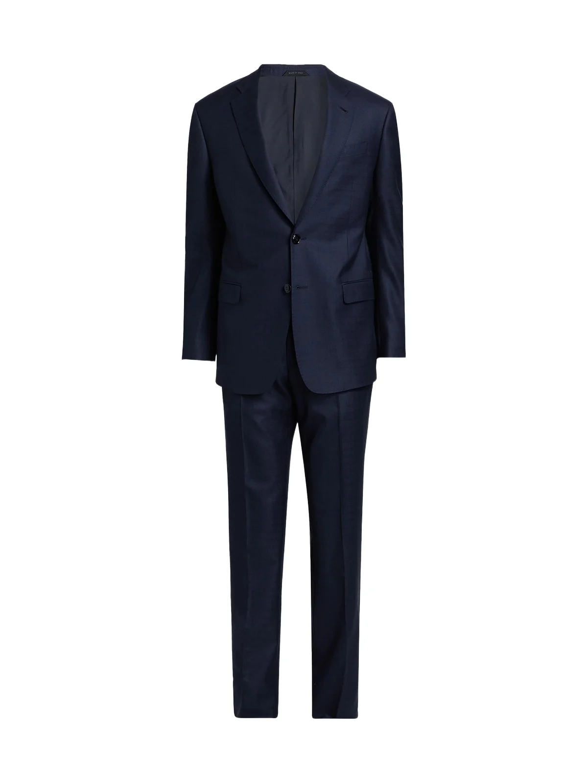 Men's Tailored Wool Single-Breasted Suit