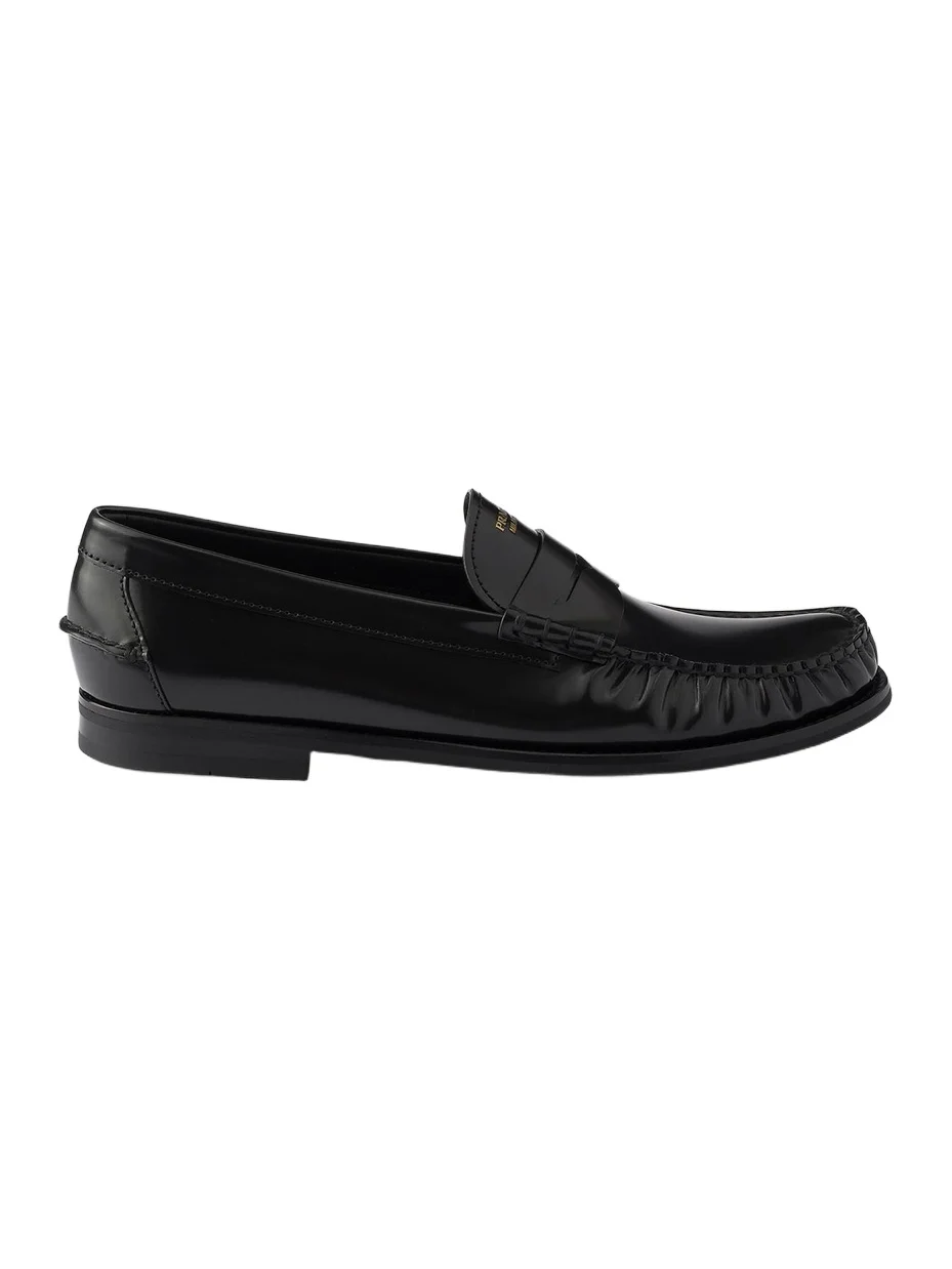 Men's Brushed Leather Loafers