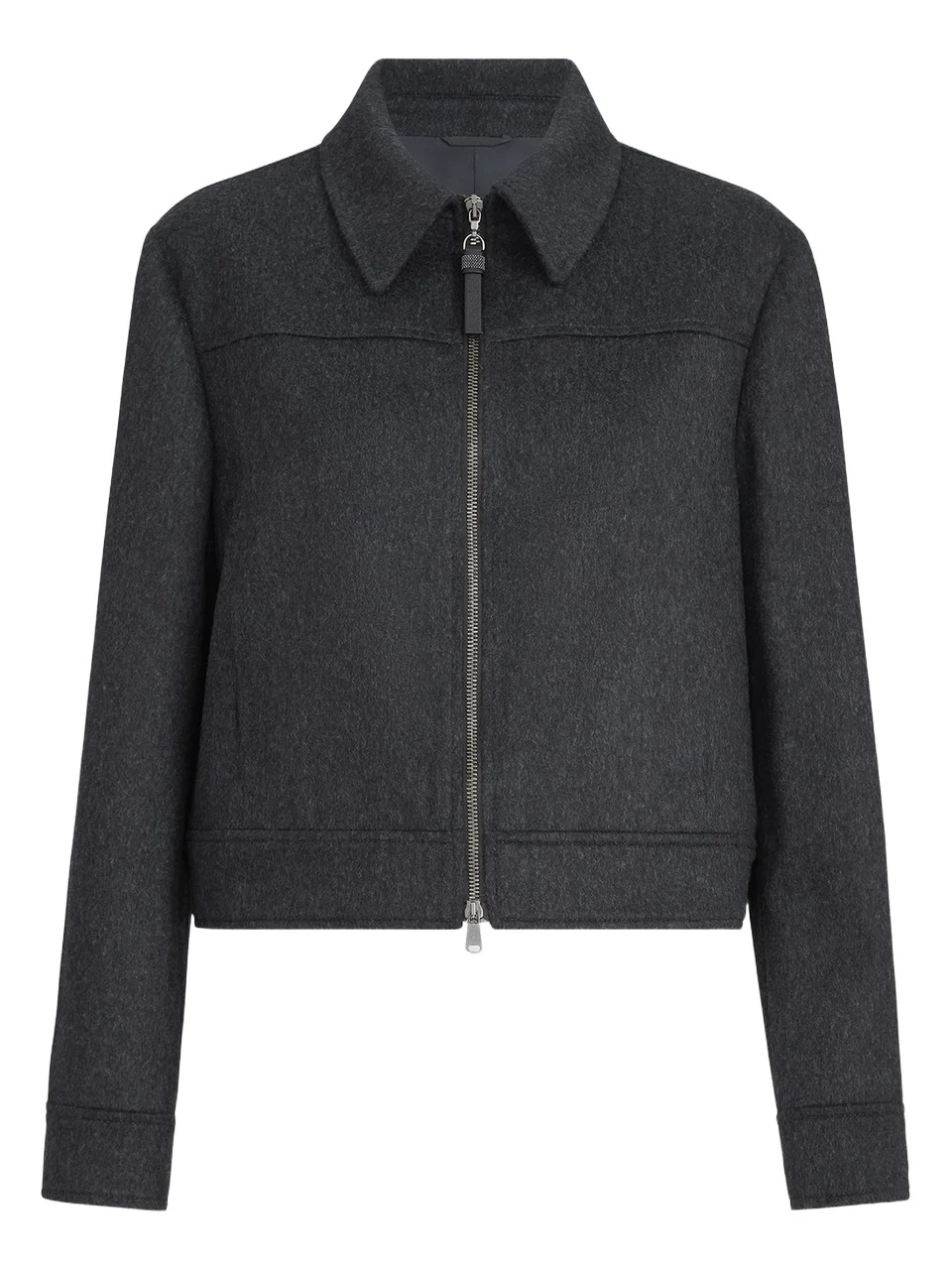Brunello Cucinelli Women's Wool Flannel Outerwear Jacket