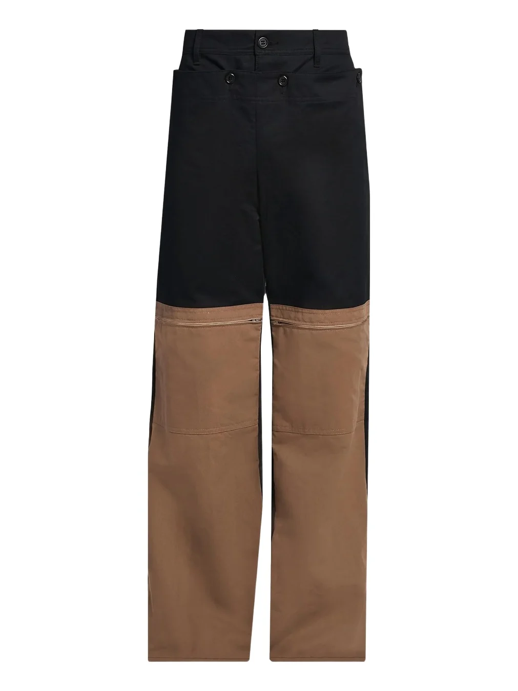 Men's Contrast Trim Technical Gabardine Cargo Pants