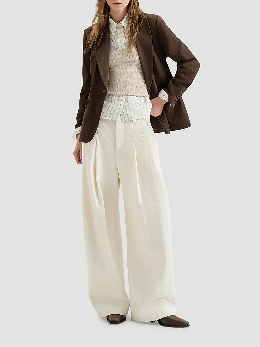 Brunello Cucinelli Women's Silk, Alpaca and Wool Flower Lace Knit Top | Thumbnail 6 Brunello Cucinelli Women's Silk, Alpaca and Wool Flower Lace Knit Top | Thumbnail 6