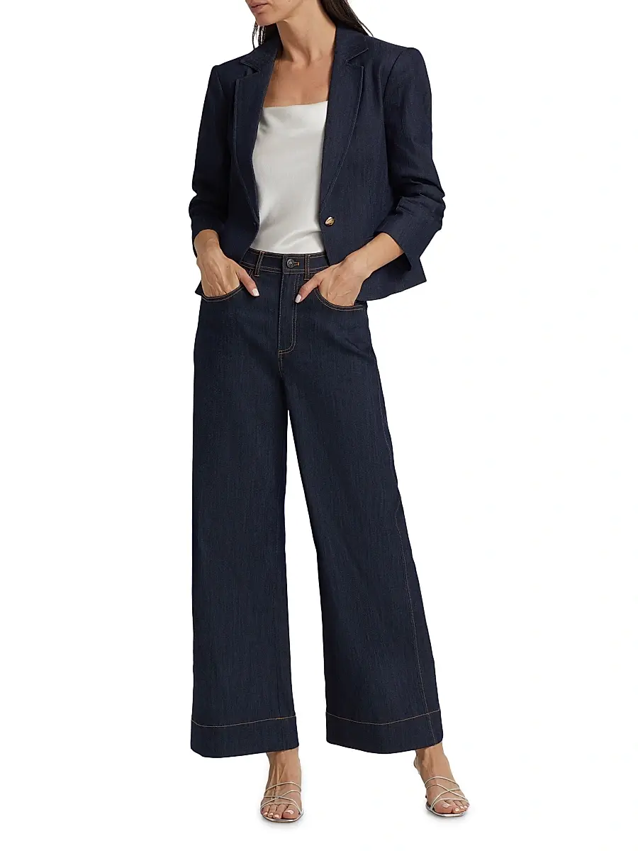 Cinq à Sept Women's Betsy Stretch-Denim Flare Jeans | Thumbnail 2 Cinq à Sept Women's Betsy Stretch-Denim Flare Jeans | Thumbnail 2