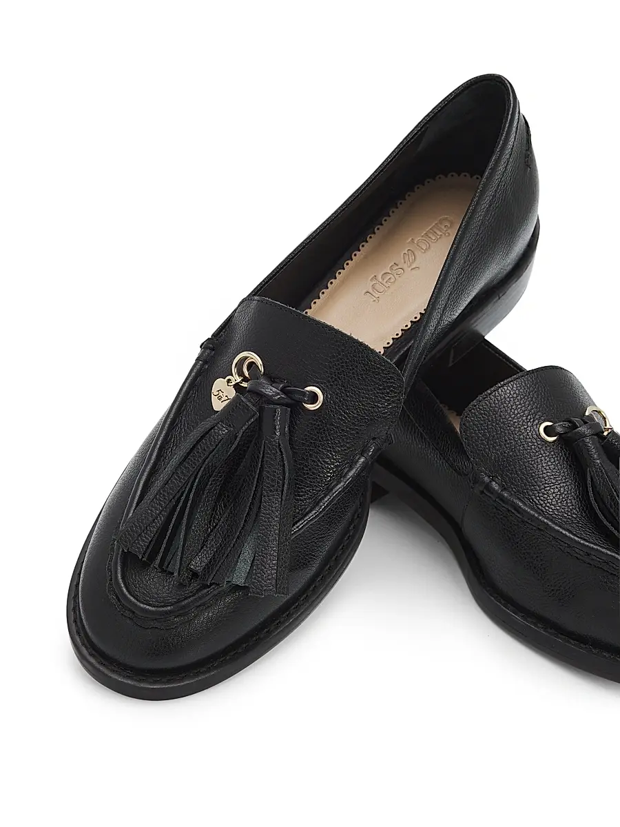 Cinq à Sept Women's Remi Leather Tassel Loafers | Thumbnail 6 Cinq à Sept Women's Remi Leather Tassel Loafers | Thumbnail 6