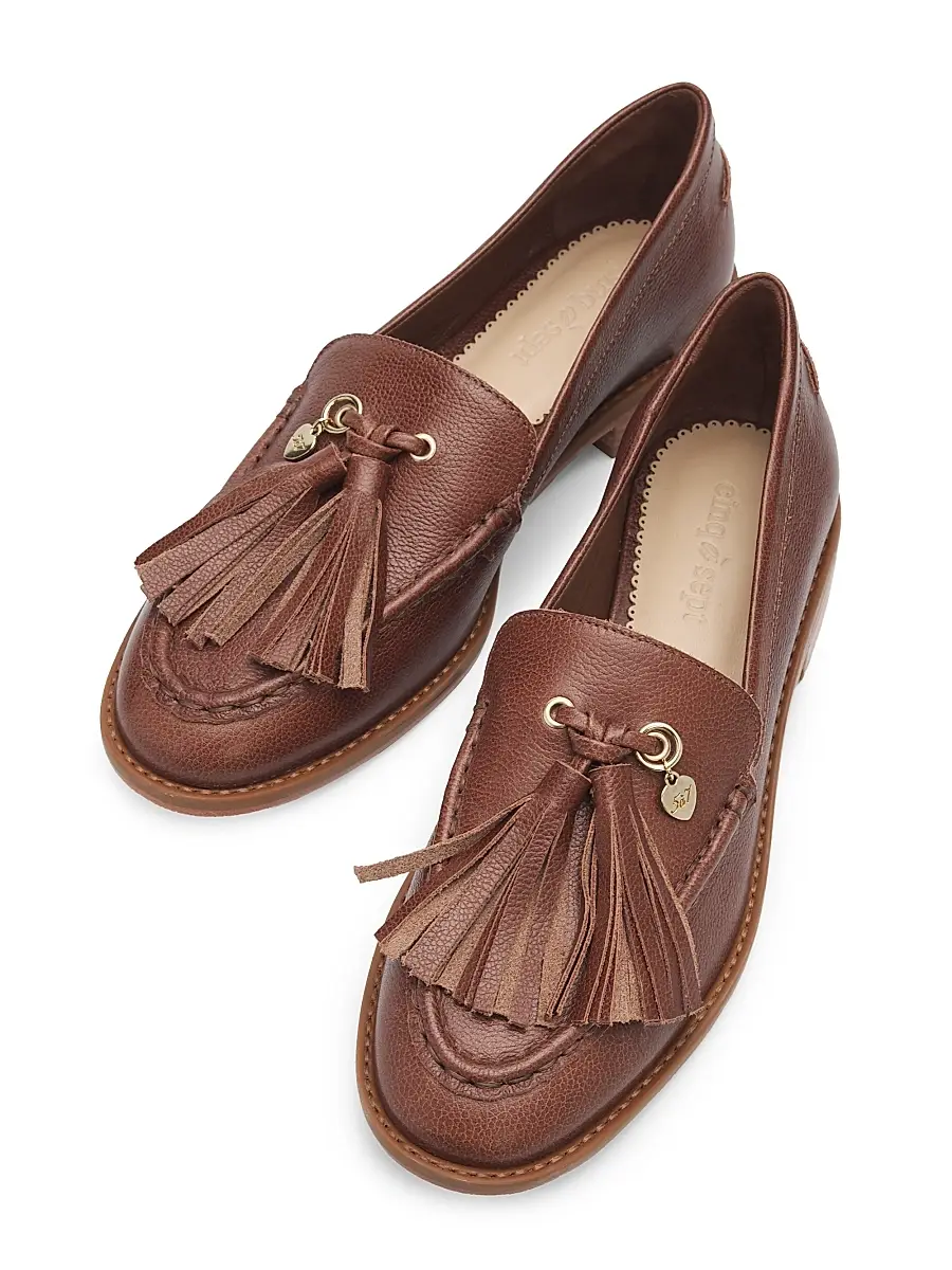 Cinq à Sept Women's Remi Leather Tassel Loafers | Thumbnail 4 Cinq à Sept Women's Remi Leather Tassel Loafers | Thumbnail 4