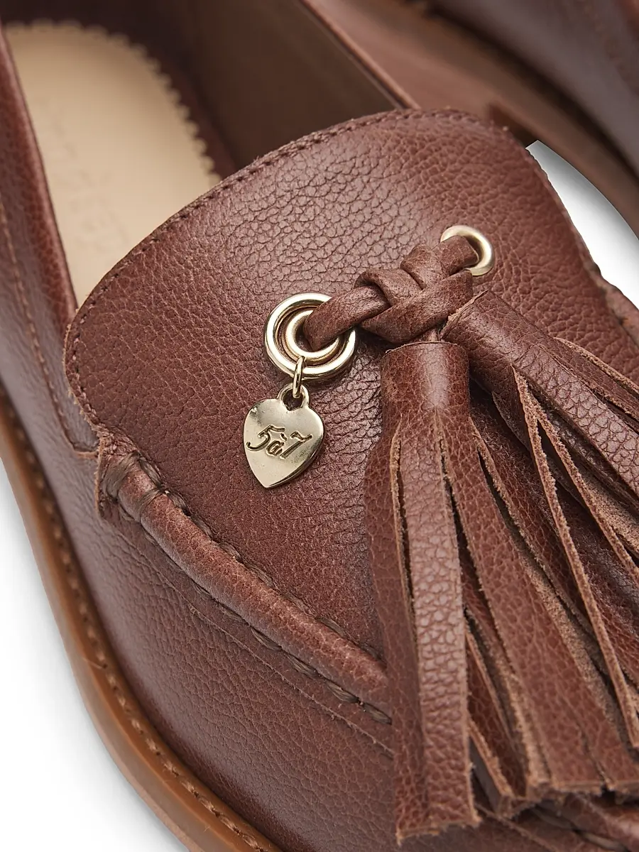 Cinq à Sept Women's Remi Leather Tassel Loafers | Thumbnail 5 Cinq à Sept Women's Remi Leather Tassel Loafers | Thumbnail 5