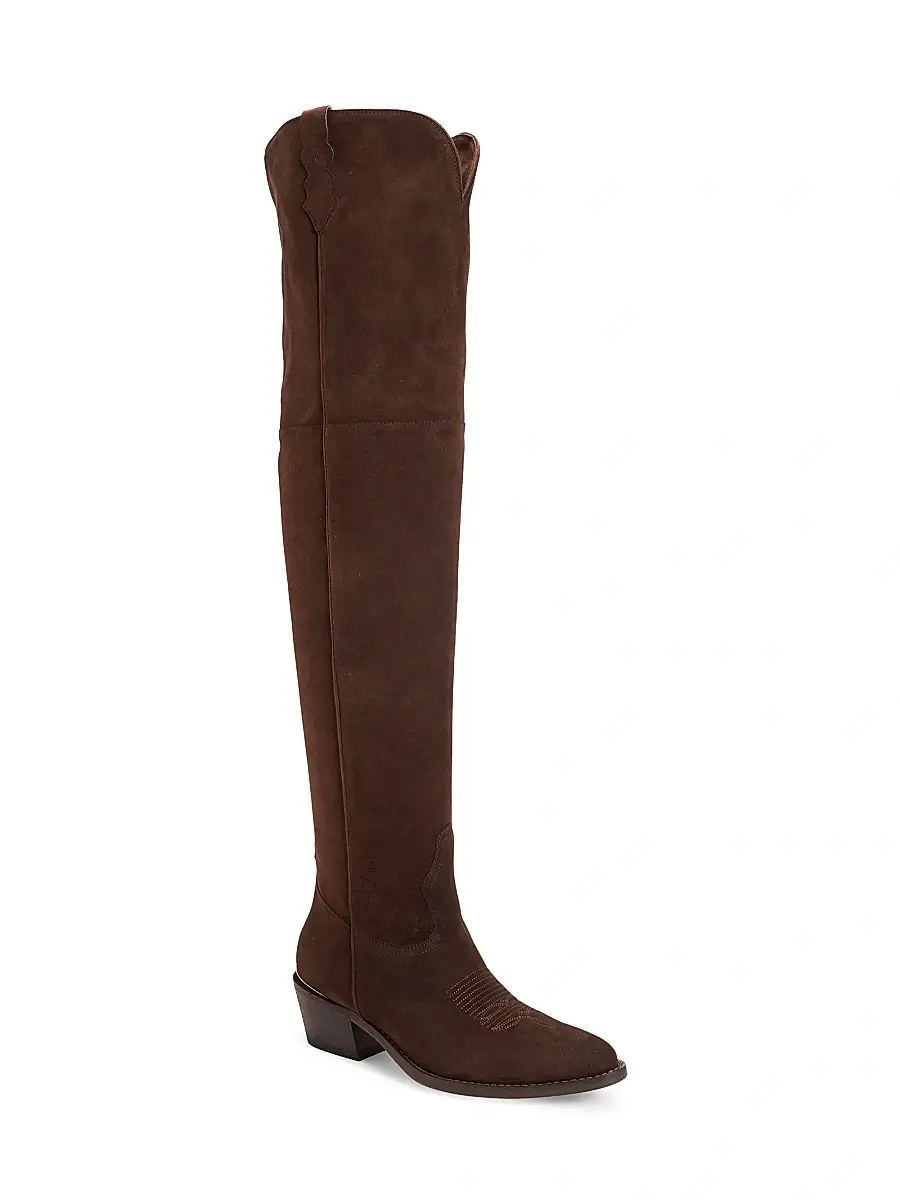 Partlow Women's Julia 55MM Suede Over-The-Knee Boots | Thumbnail 2 Partlow Women's Julia 55MM Suede Over-The-Knee Boots | Thumbnail 2