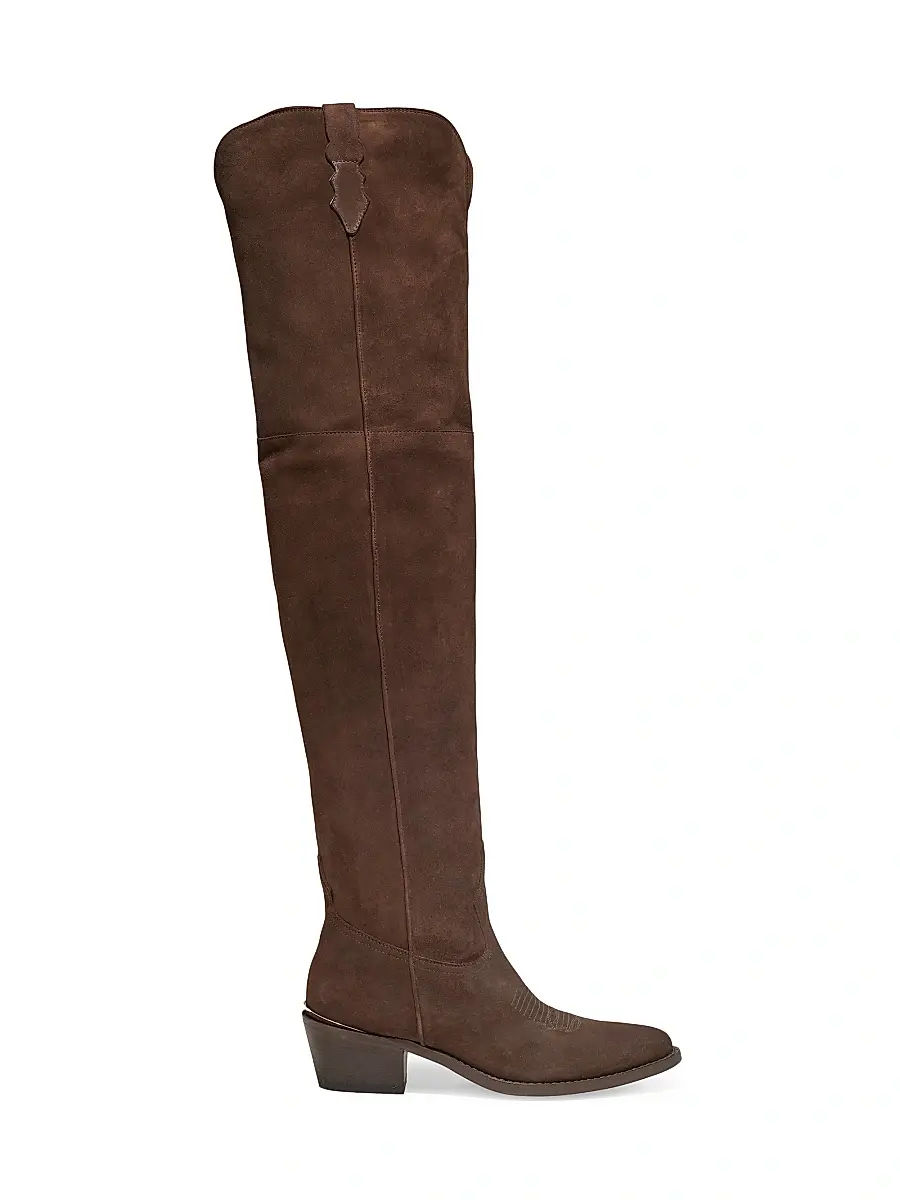 Partlow Women's Julia 55MM Suede Over-The-Knee Boots - Moro - Size 11 | Image 1 Partlow Women's Julia 55MM Suede Over-The-Knee Boots - Moro - Size 11 | Image 1