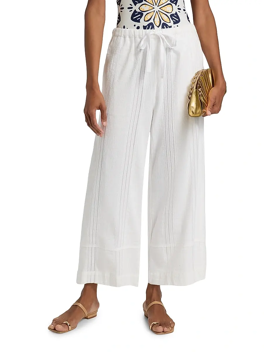 Lemlem Women's Desta Cotton Drawstring Pants | Thumbnail 3 Lemlem Women's Desta Cotton Drawstring Pants | Thumbnail 3