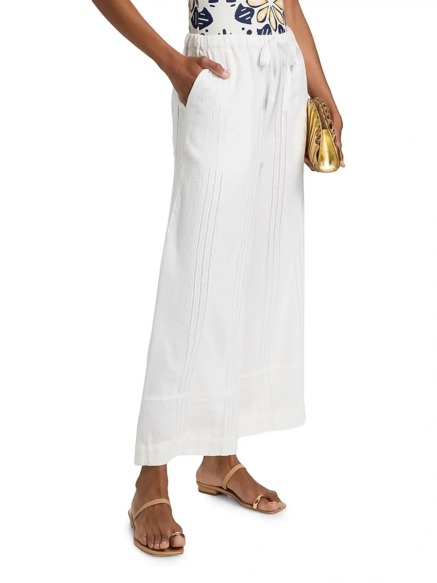 Lemlem Women's Desta Cotton Drawstring Pants | Thumbnail 4 Lemlem Women's Desta Cotton Drawstring Pants | Thumbnail 4