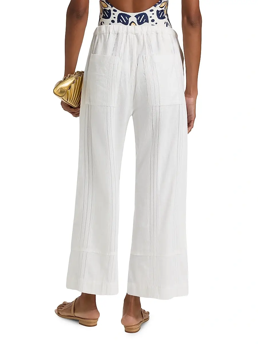 Lemlem Women's Desta Cotton Drawstring Pants | Thumbnail 5 Lemlem Women's Desta Cotton Drawstring Pants | Thumbnail 5