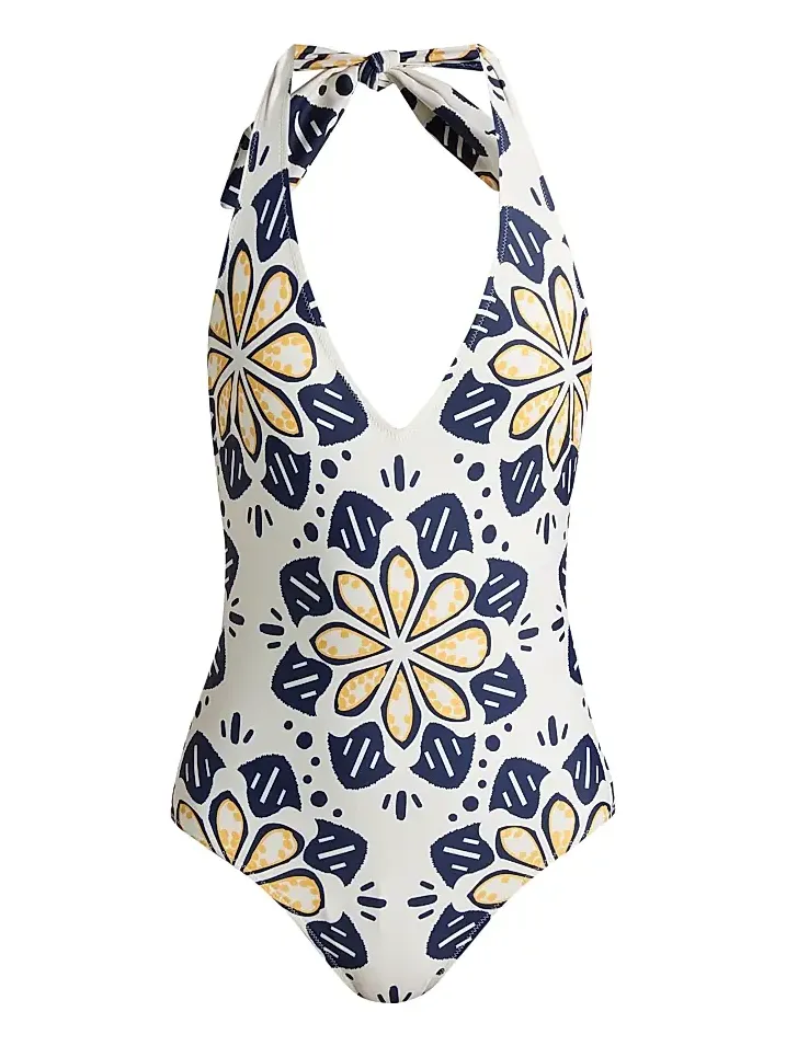 Women's Lidya Geometric Floral One-Piece Swimsuit Women's Lidya Geometric Floral One-Piece Swimsuit