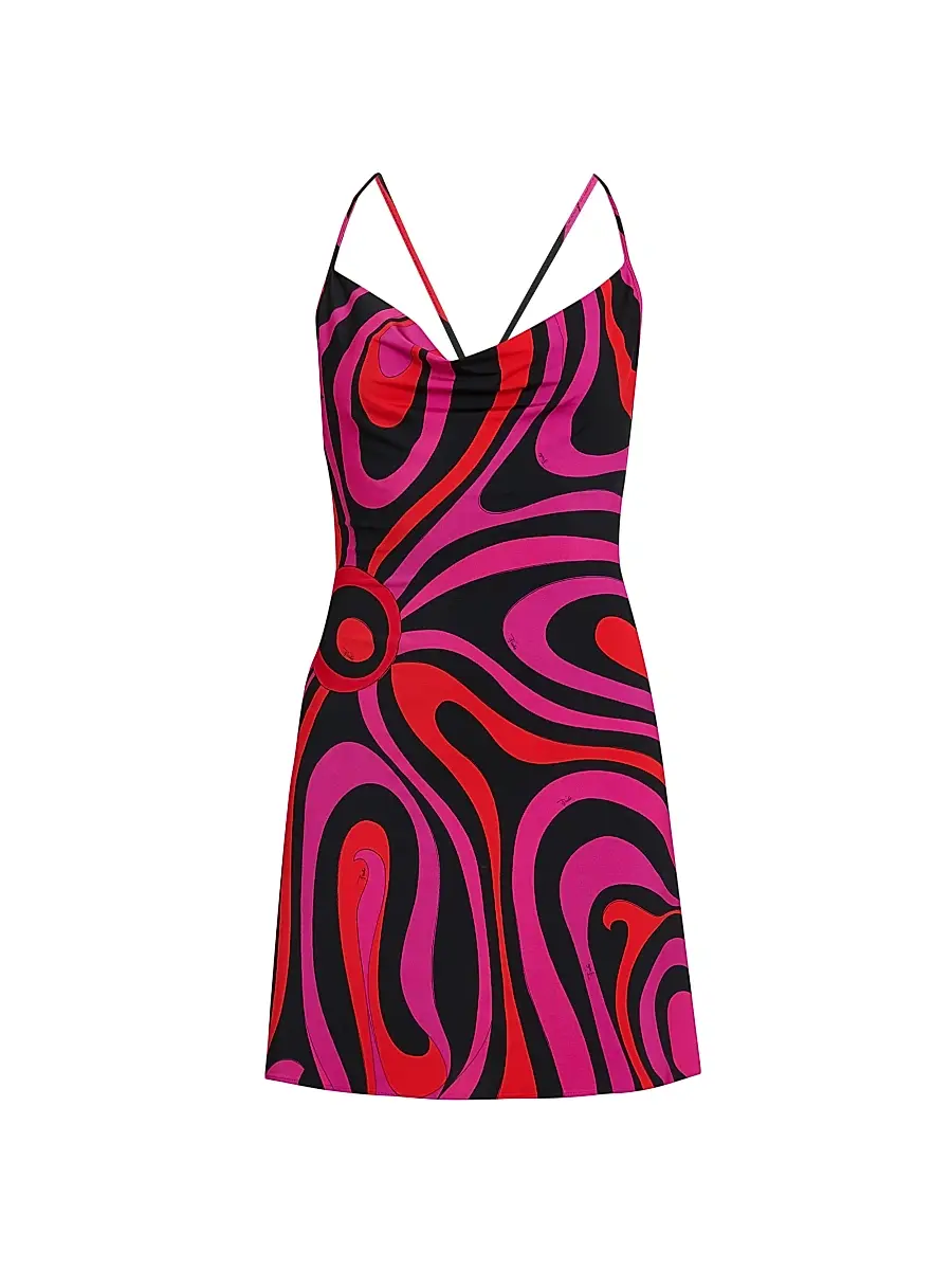 Women's L'Alba Jersey Satin Minidress Women's L'Alba Jersey Satin Minidress