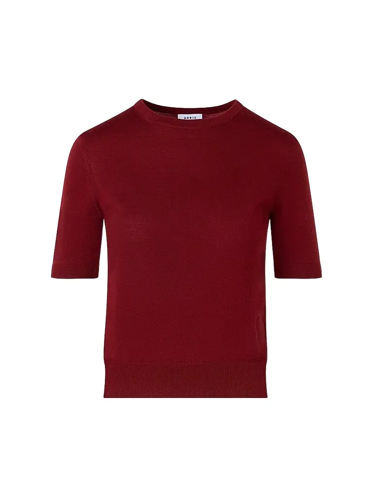 Akris punto Women's Relaxed Wool T-Shirt | Image 1 Akris punto Women's Relaxed Wool T-Shirt | Image 1
