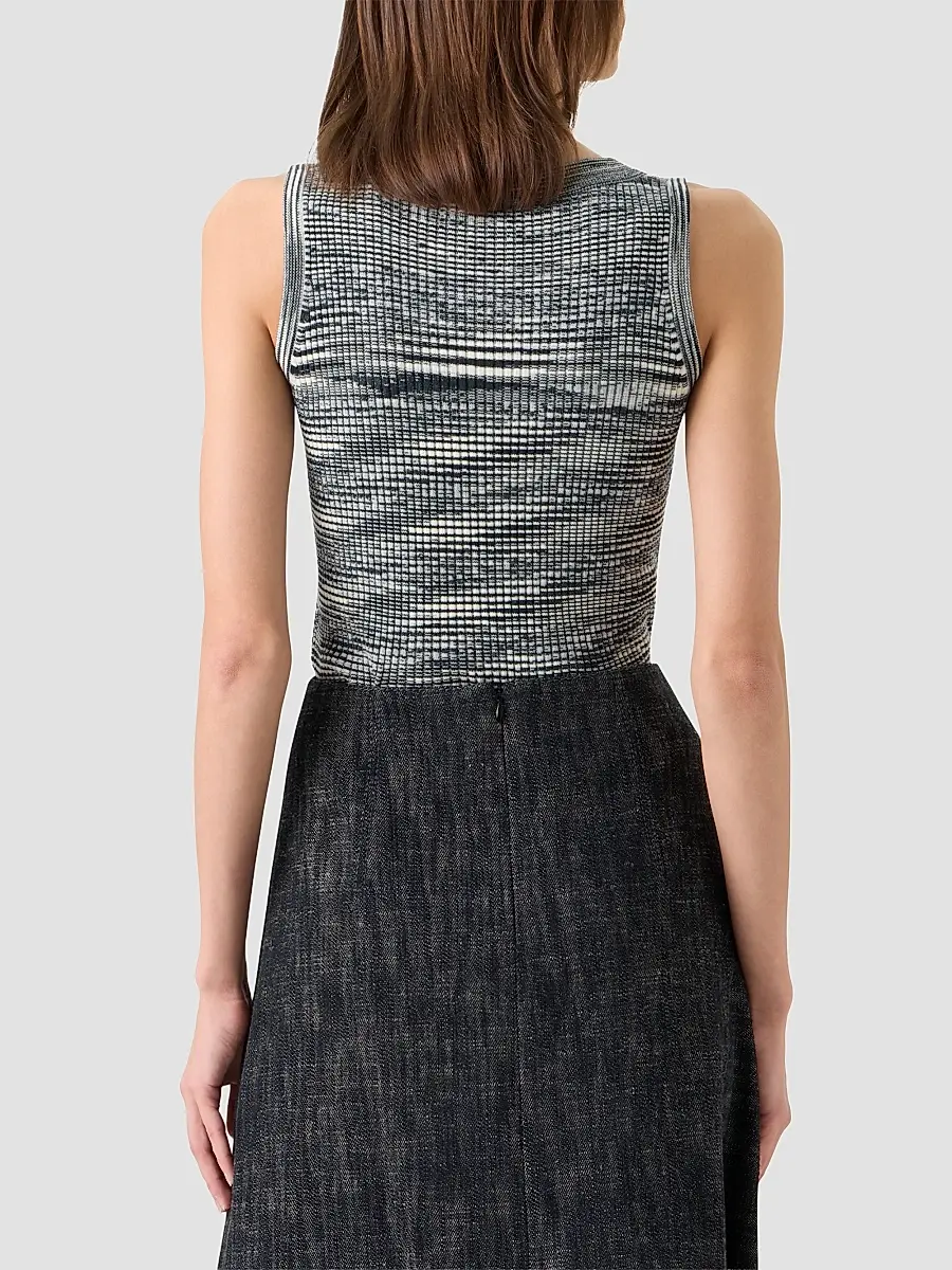 Akris punto Women's Space Dye Wool Tank | Thumbnail 3