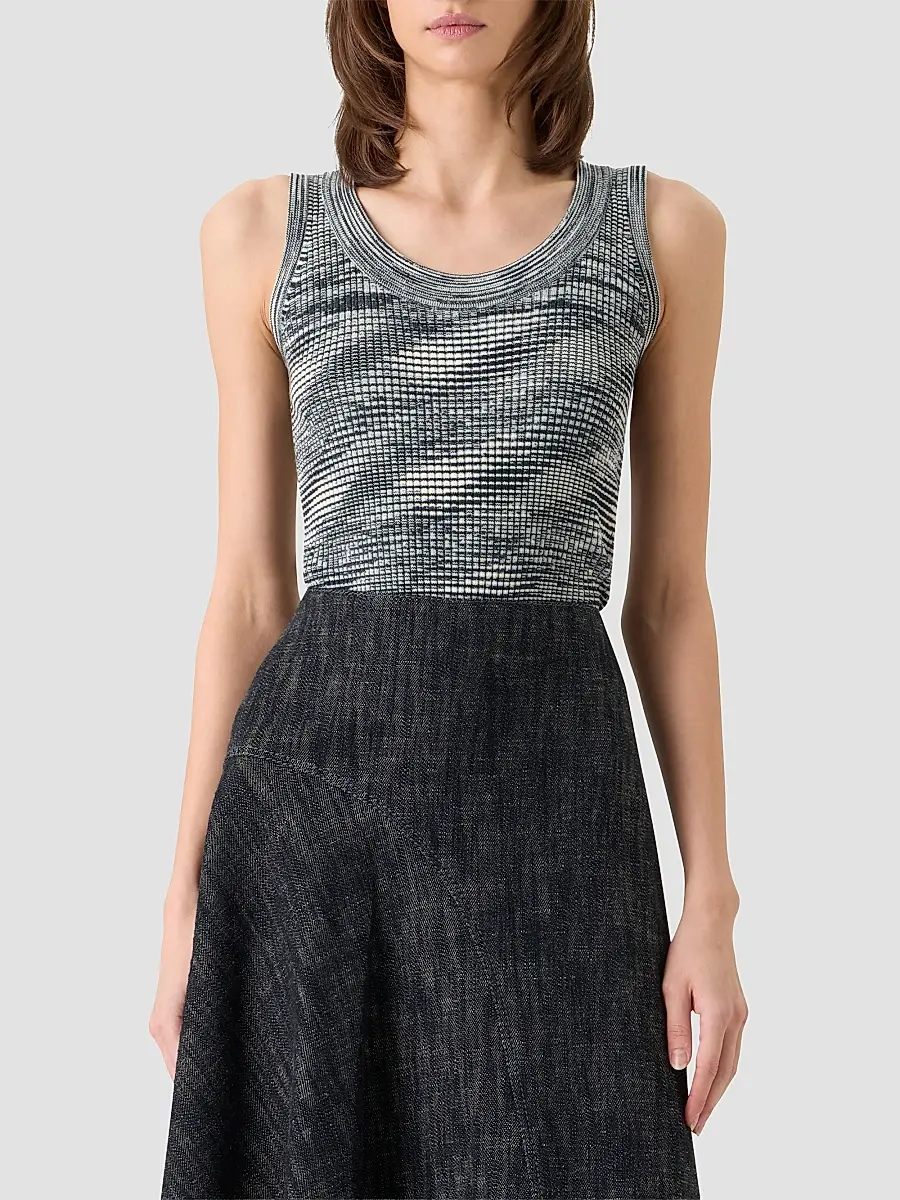 Akris punto Women's Space Dye Wool Tank | Thumbnail 4