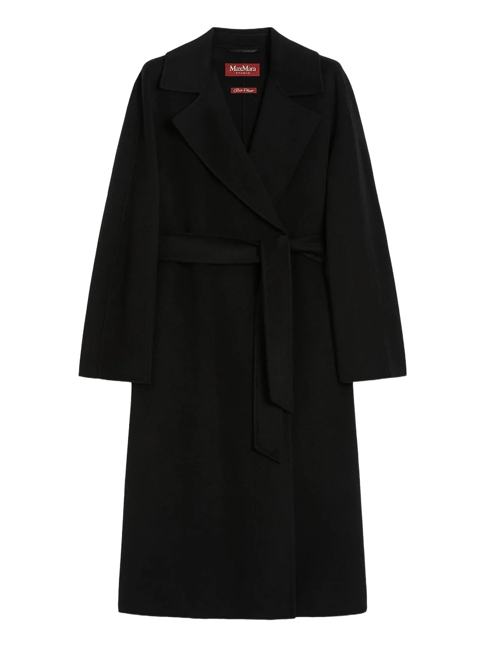 Max Mara Women's Wool Cashmere and Silk Coat - Black