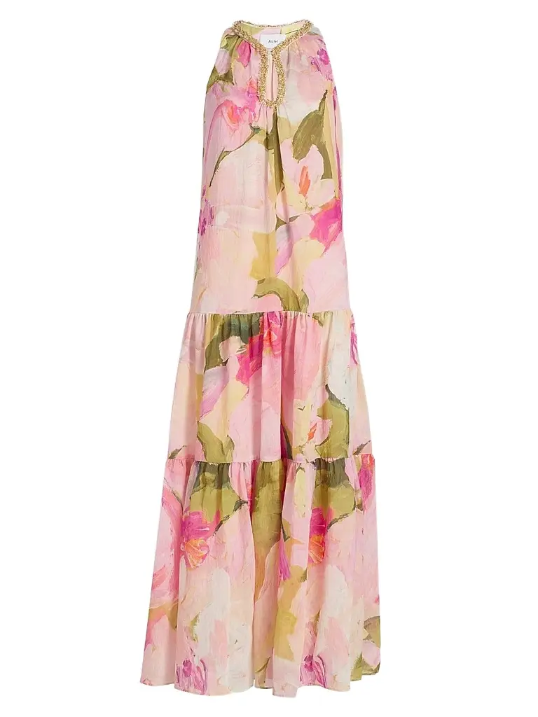Acler Women's Forever Young Reeman Floral Maxi Dress - Garden Afternoon | Image 1 Acler Women's Forever Young Reeman Floral Maxi Dress - Garden Afternoon | Image 1