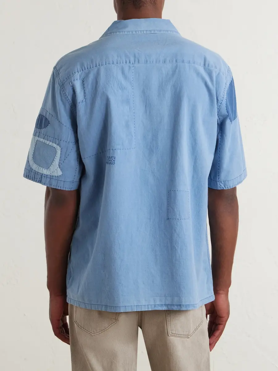Corridor Patchwork Cotton Shirt - Men | Thumbnail 4 Corridor Patchwork Cotton Shirt - Men | Thumbnail 4