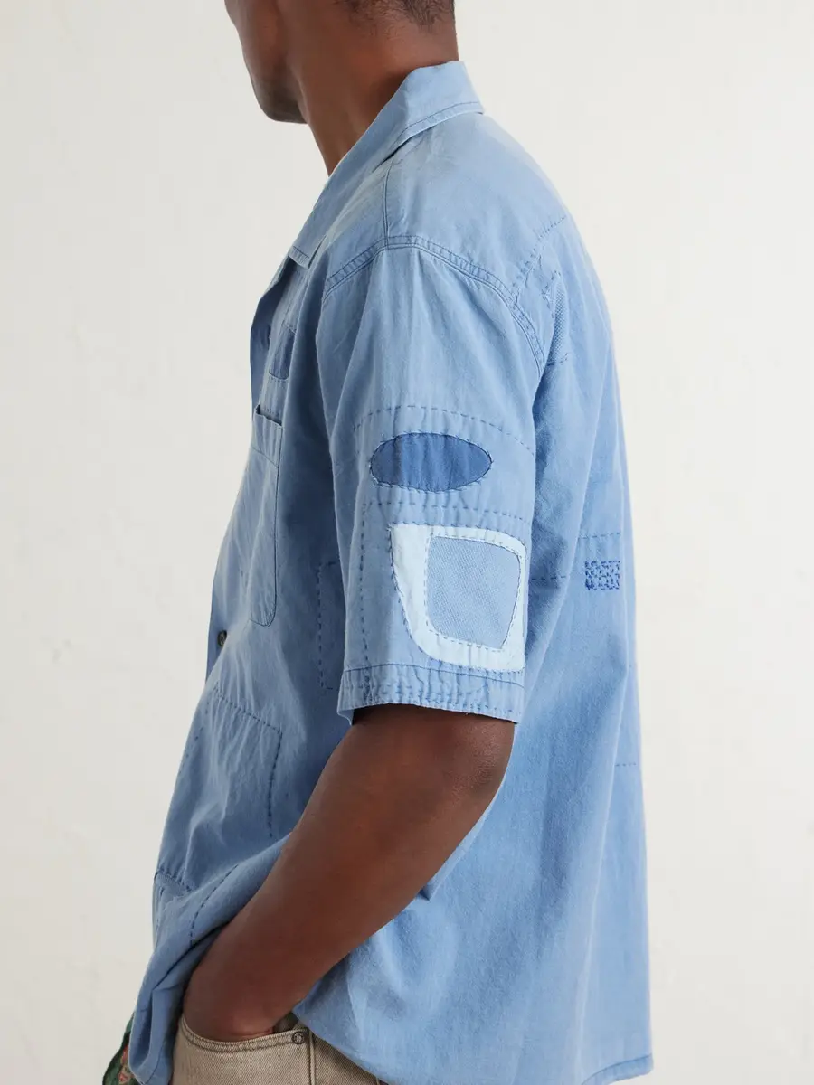 Corridor Patchwork Cotton Shirt - Men | Thumbnail 5 Corridor Patchwork Cotton Shirt - Men | Thumbnail 5
