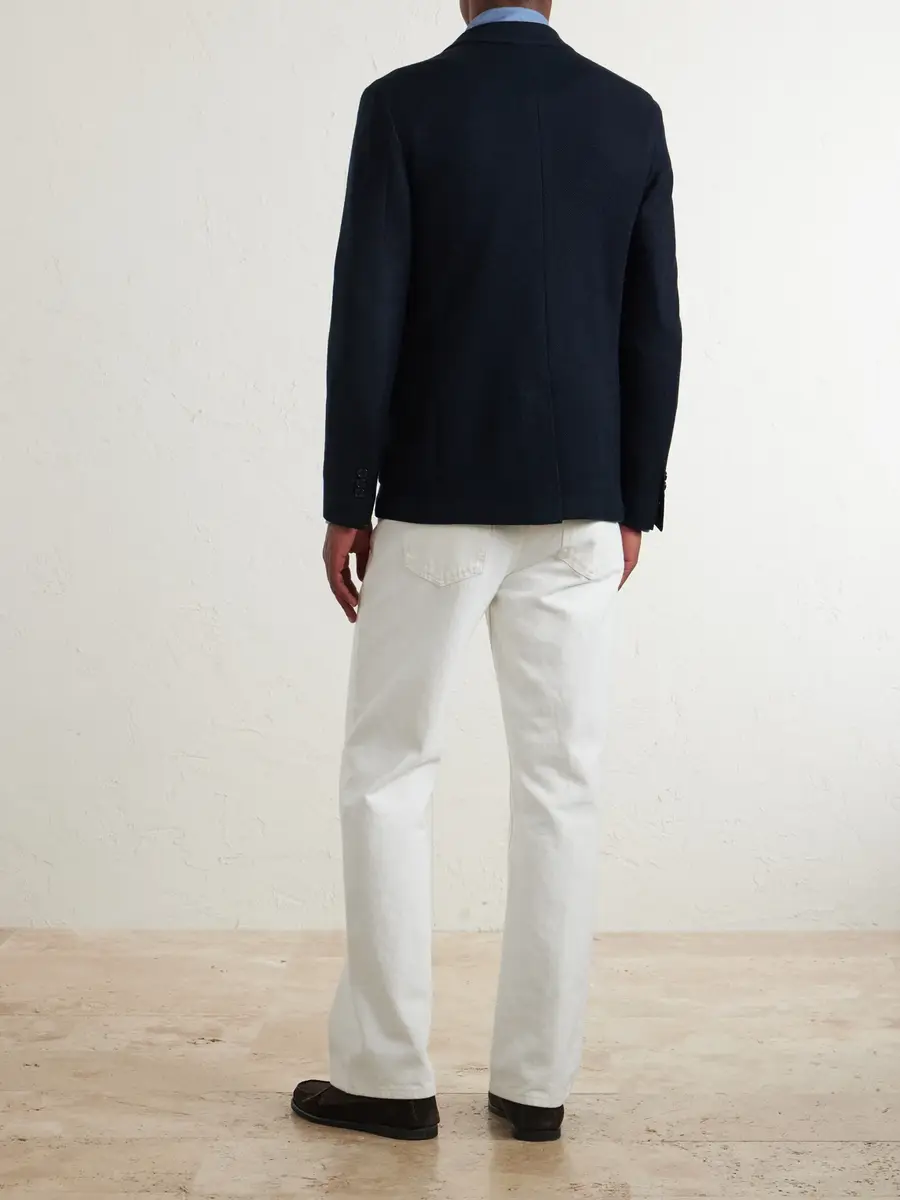 Slowear Incotex Wool-Blend Jersey Blazer - Men | Thumbnail 4 Slowear Incotex Wool-Blend Jersey Blazer - Men | Thumbnail 4