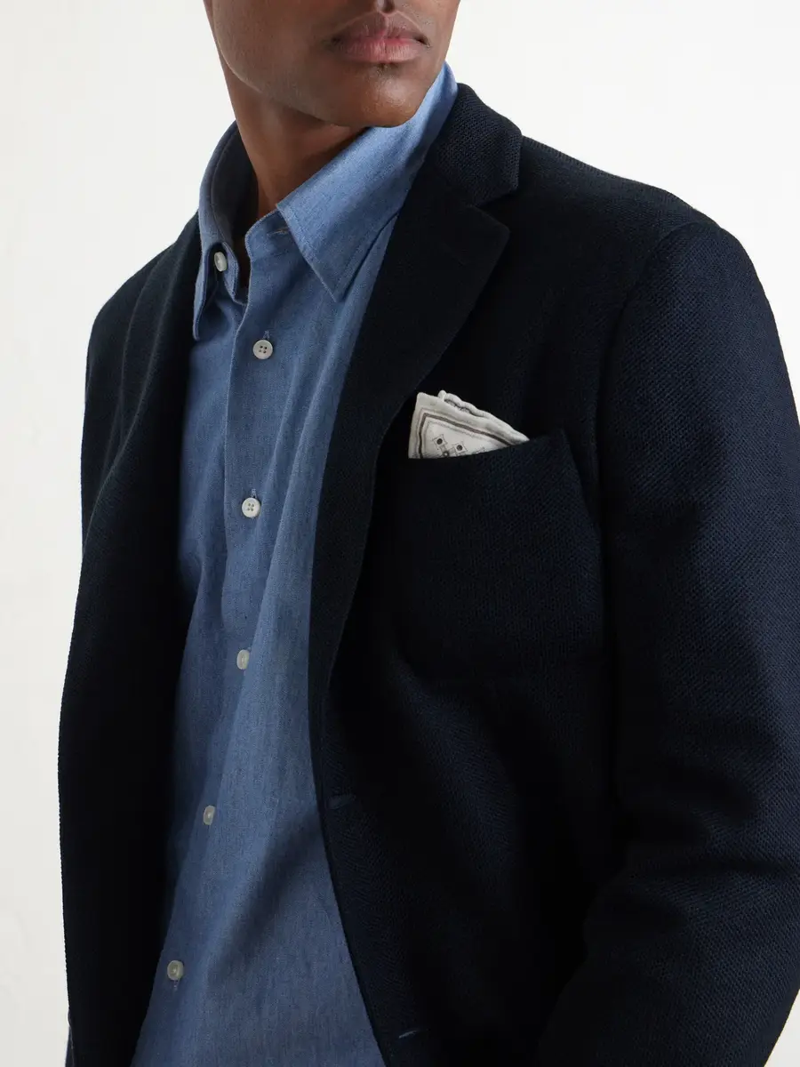 Slowear Incotex Wool-Blend Jersey Blazer - Men | Thumbnail 5 Slowear Incotex Wool-Blend Jersey Blazer - Men | Thumbnail 5