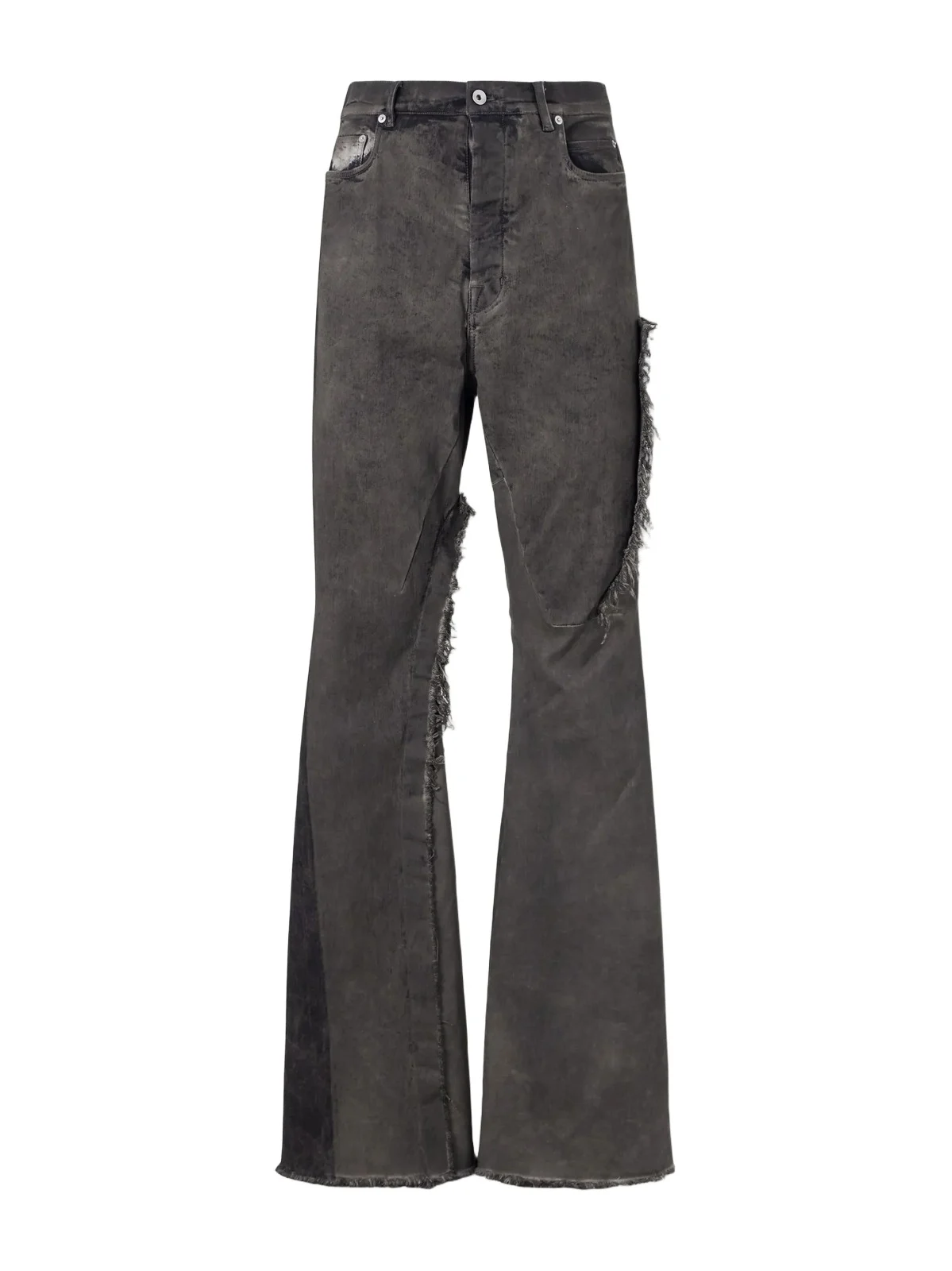 Rick Owens Bolan Frayed Baggy Bootcut Jeans - Men