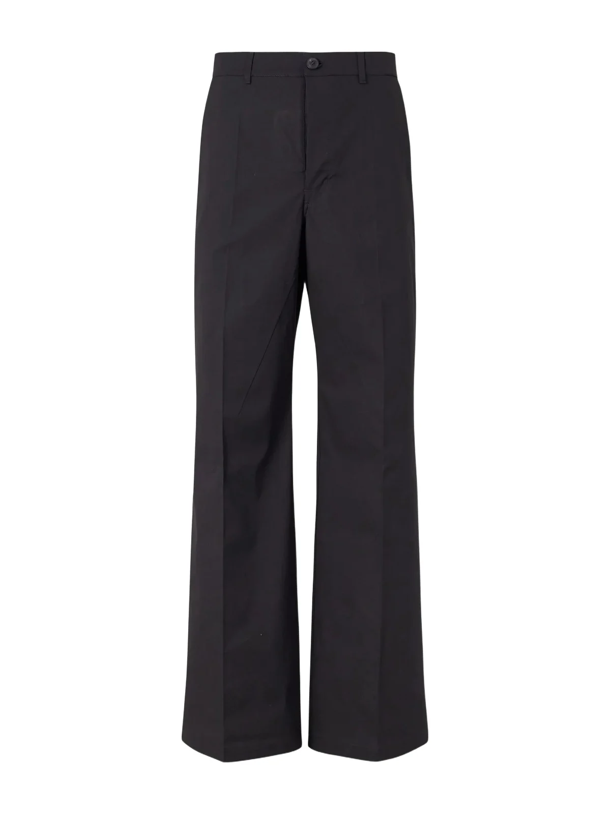 Wide-Leg Cotton-Blend Canvas Trousers - Men Wide-Leg Cotton-Blend Canvas Trousers - Men