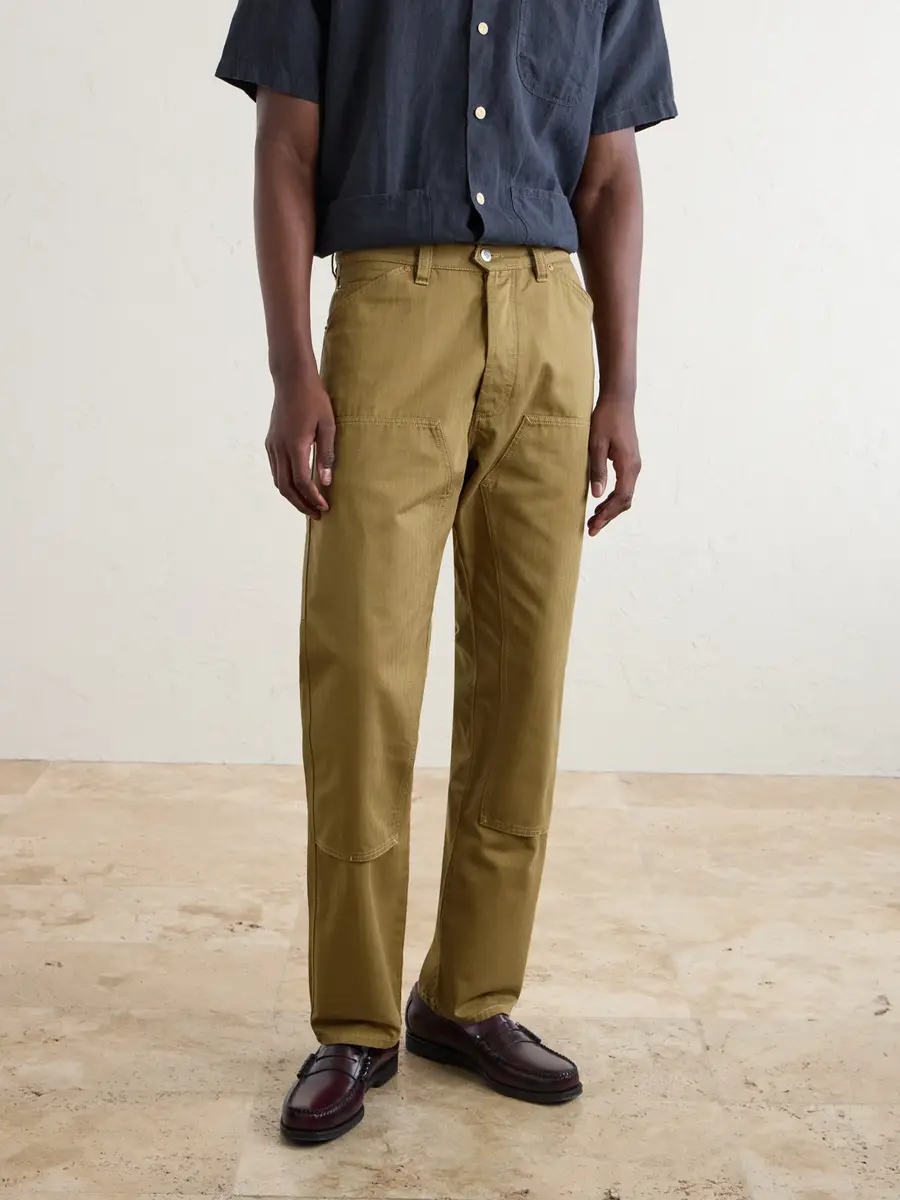 Drake's Carpenter Straight-Leg Cotton Cargo Trousers - Men | Thumbnail 3 Drake's Carpenter Straight-Leg Cotton Cargo Trousers - Men | Thumbnail 3