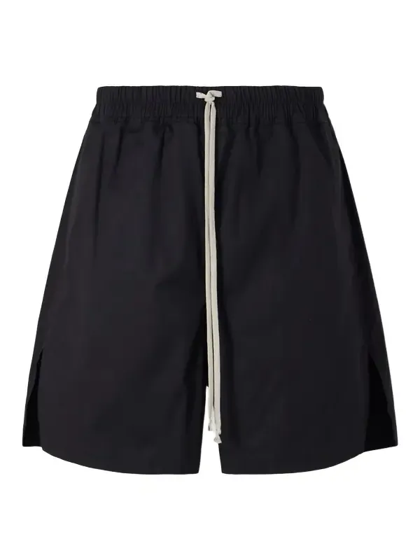 Boxer Straight-Leg Cotton-Blend Canvas Drawstring Shorts - Men Boxer Straight-Leg Cotton-Blend Canvas Drawstring Shorts - Men