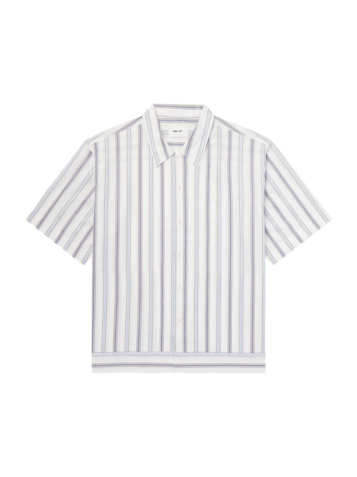 NN07 Striped Cotton-Poplin Shirt - Men