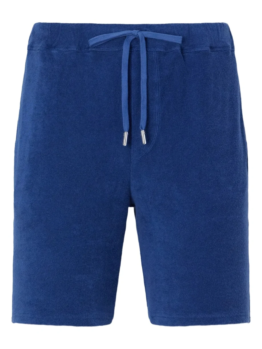 Slim-Fit Cotton-Terry Drawstring Shorts - Men