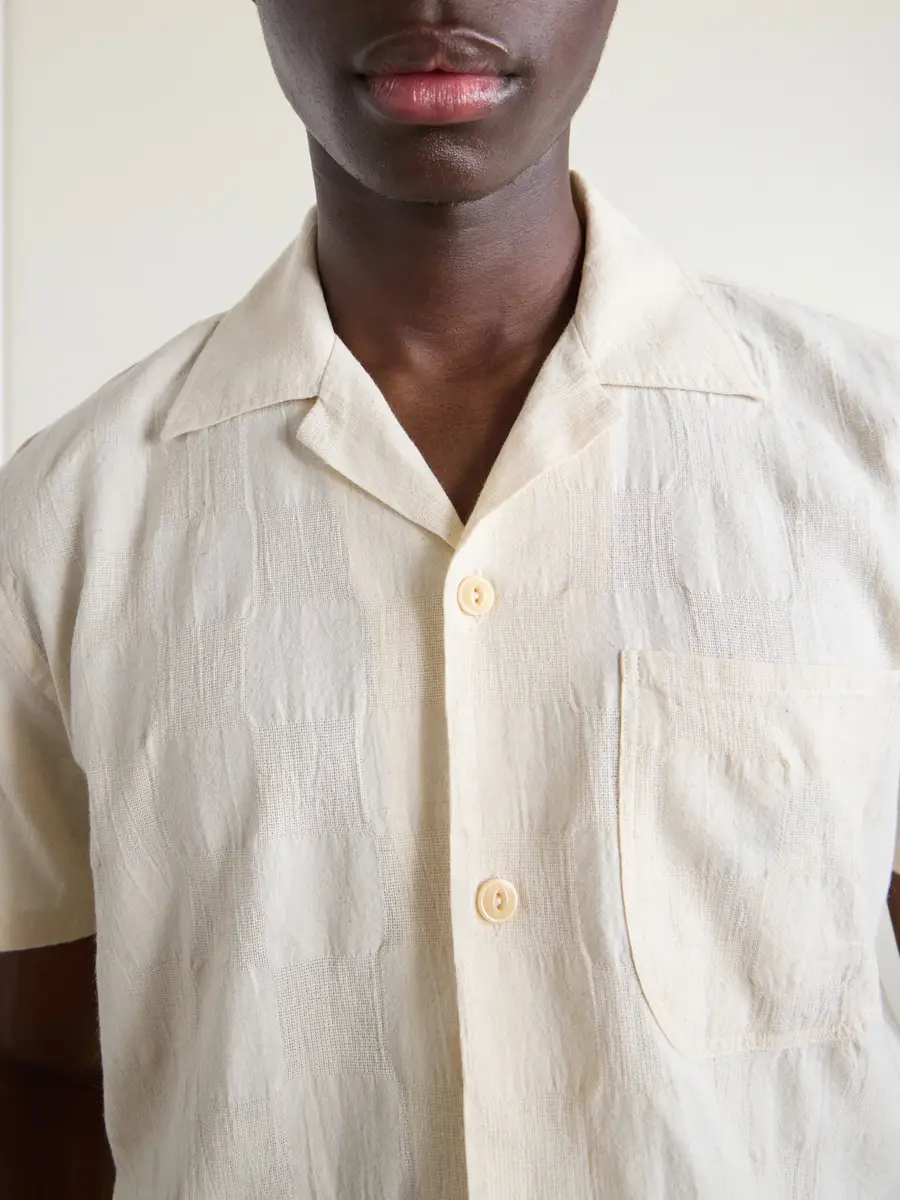 Drake's Camp-Collar Linen Shirt - Men | Thumbnail 5