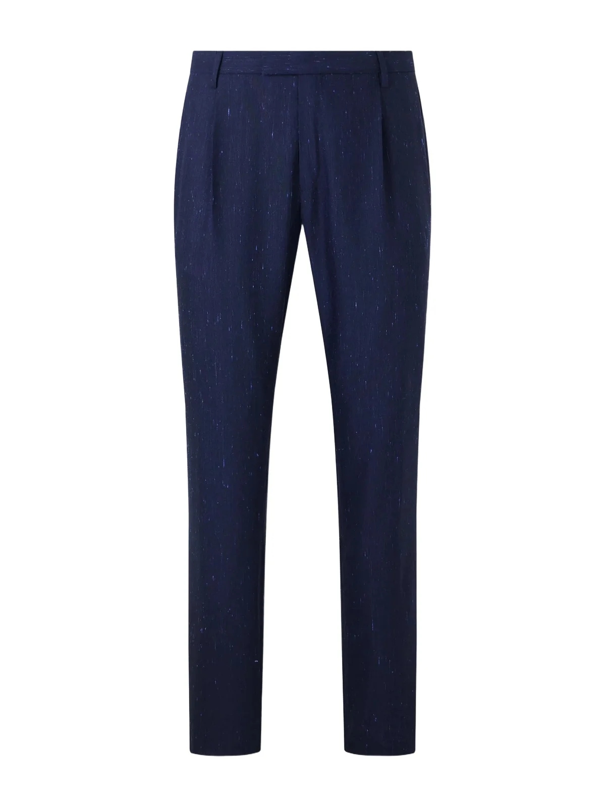 Slim-Fit Pleated Wool and Silk-Blend Dupioni Suit Trousers - Men Slim-Fit Pleated Wool and Silk-Blend Dupioni Suit Trousers - Men