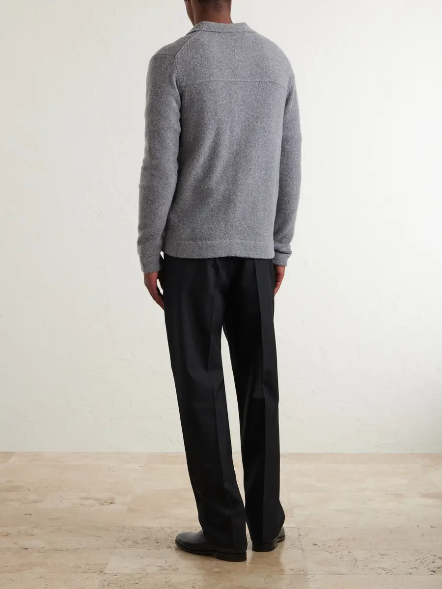 Slowear Zanone Bouclé Wool-Blend Cardigan - Men | Thumbnail 4 Slowear Zanone Bouclé Wool-Blend Cardigan - Men | Thumbnail 4