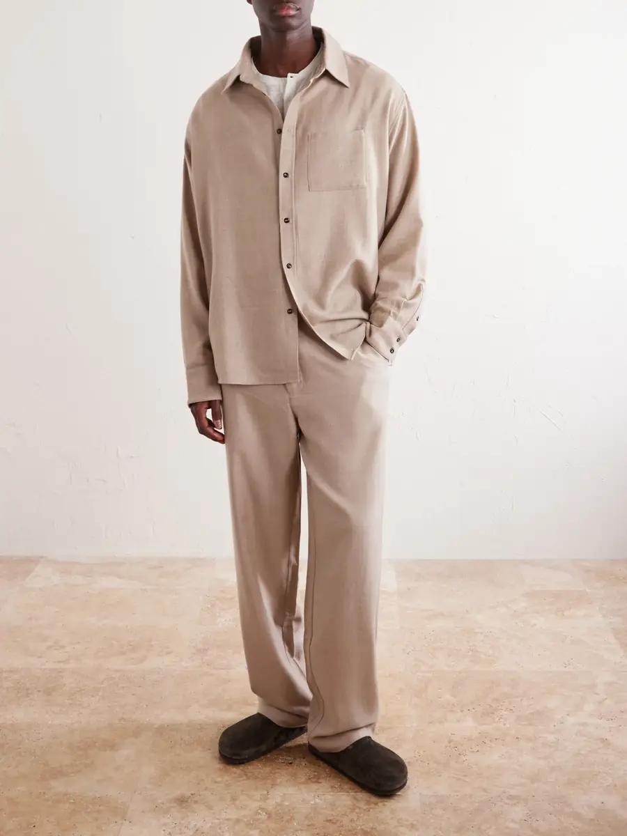 The Elder Statesman Wool and Cashmere-Blend Shirt - Men | Thumbnail 2 The Elder Statesman Wool and Cashmere-Blend Shirt - Men | Thumbnail 2