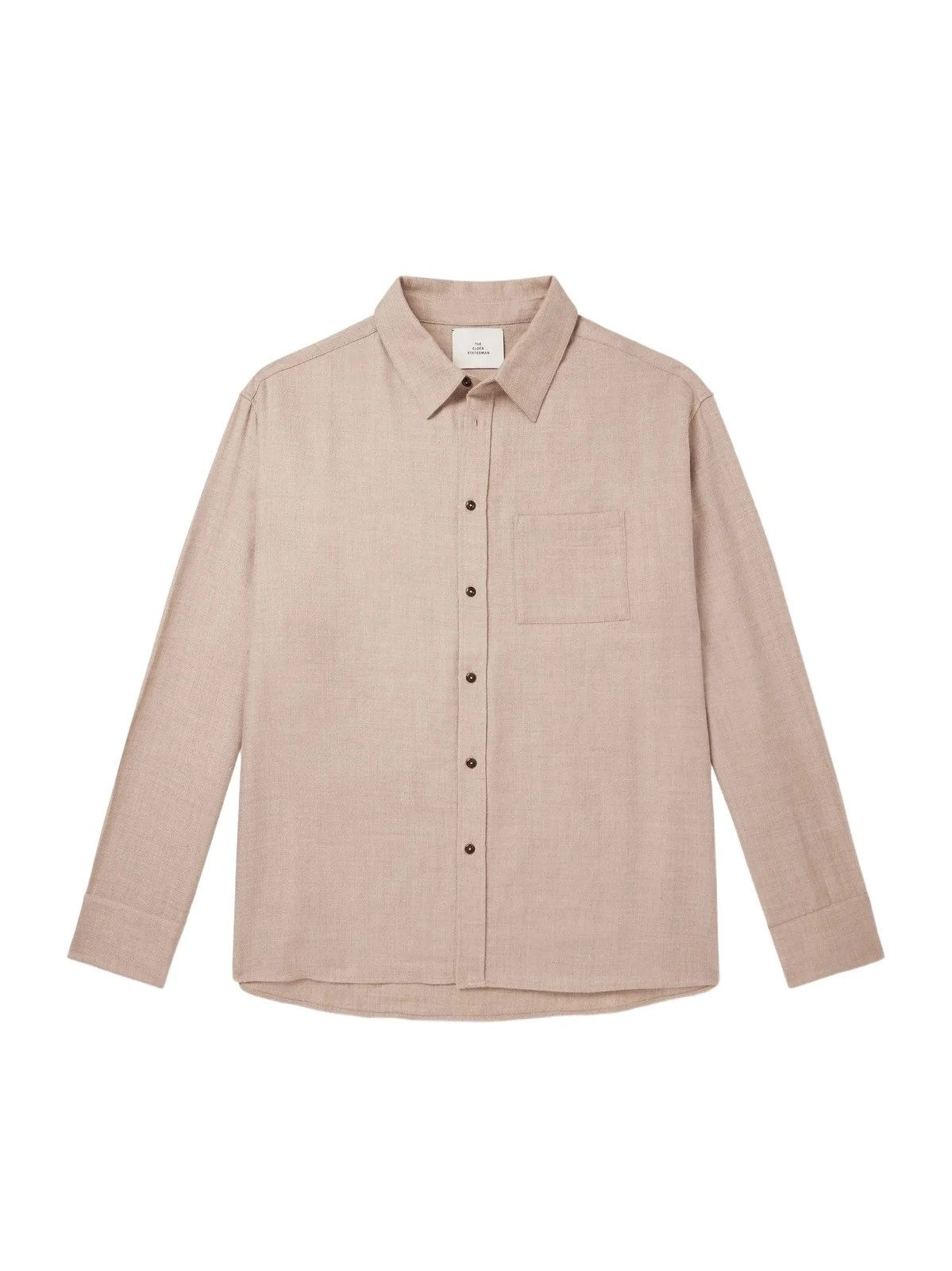 Wool and Cashmere-Blend Canvas Shirt - Men Wool and Cashmere-Blend Canvas Shirt - Men
