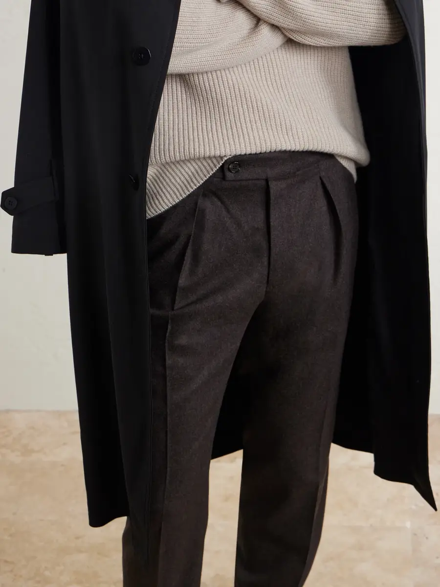 Slowear Incotex Tapered Pleated Wool and Cashmere-Blend Suit Trousers - Men | Thumbnail 5 Slowear Incotex Tapered Pleated Wool and Cashmere-Blend Suit Trousers - Men | Thumbnail 5