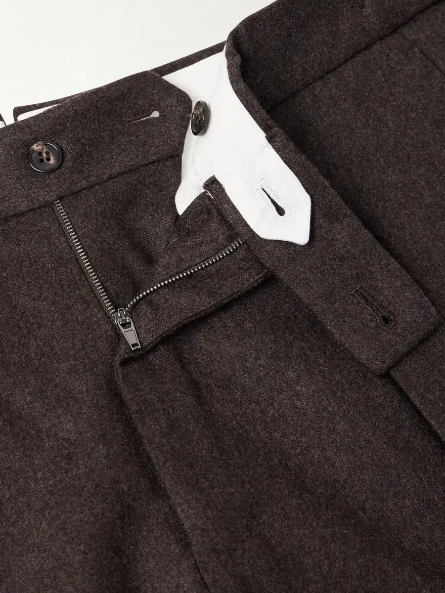 Slowear Incotex Tapered Pleated Wool and Cashmere-Blend Suit Trousers - Men | Thumbnail 6 Slowear Incotex Tapered Pleated Wool and Cashmere-Blend Suit Trousers - Men | Thumbnail 6