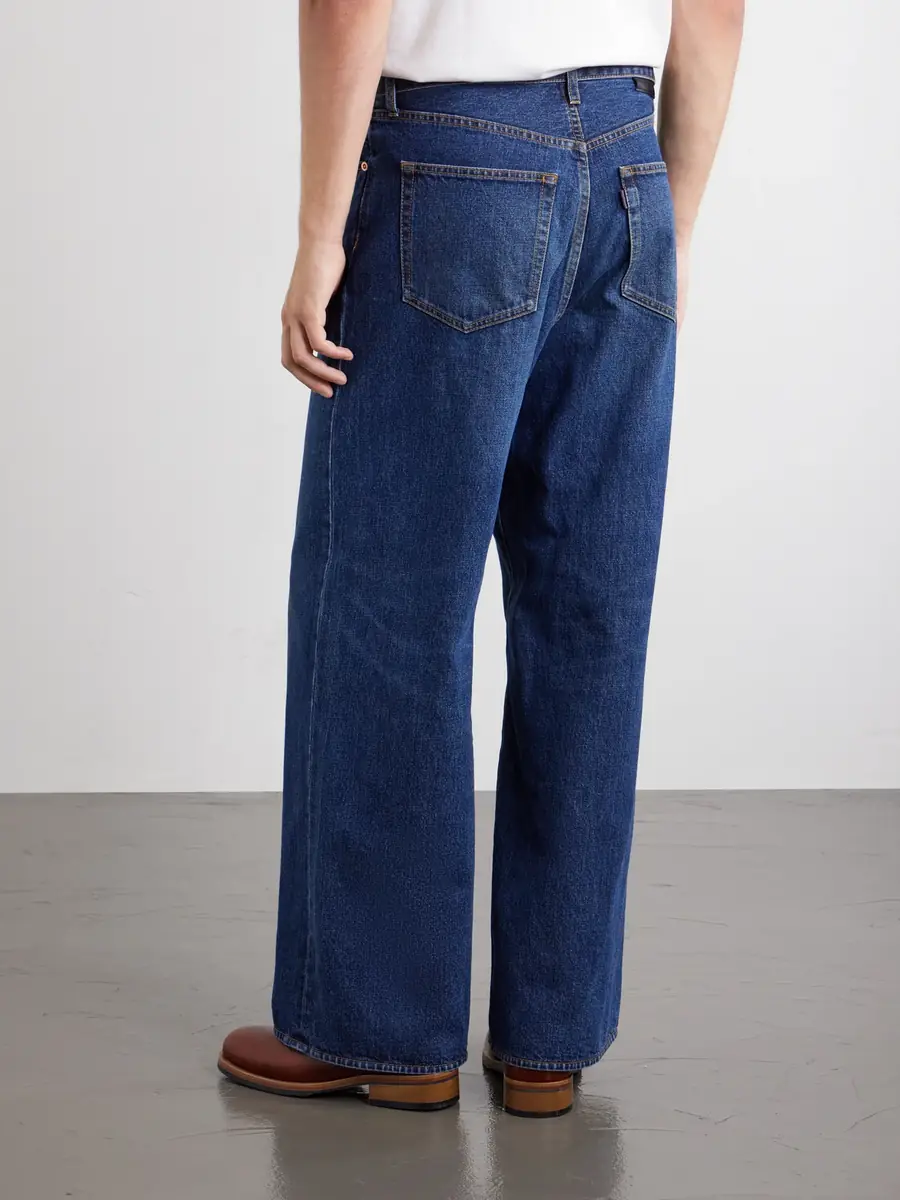 Sacai Belted Wide-Leg Jeans - Men | Thumbnail 4 Sacai Belted Wide-Leg Jeans - Men | Thumbnail 4