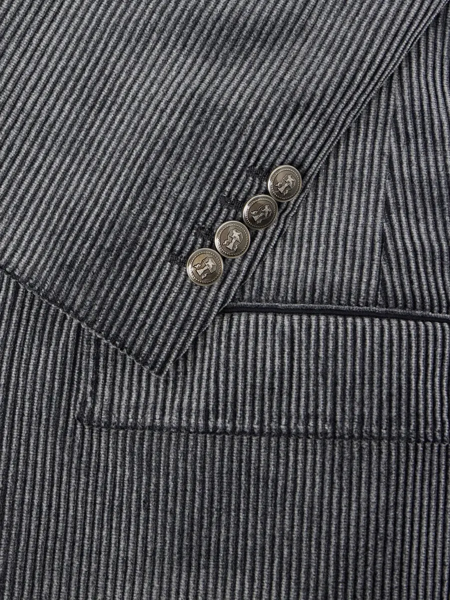 Brunello Cucinelli Slim-Fit Double-Breasted Cotton-Corduroy Suit Jacket - Men | Thumbnail 2 Brunello Cucinelli Slim-Fit Double-Breasted Cotton-Corduroy Suit Jacket - Men | Thumbnail 2