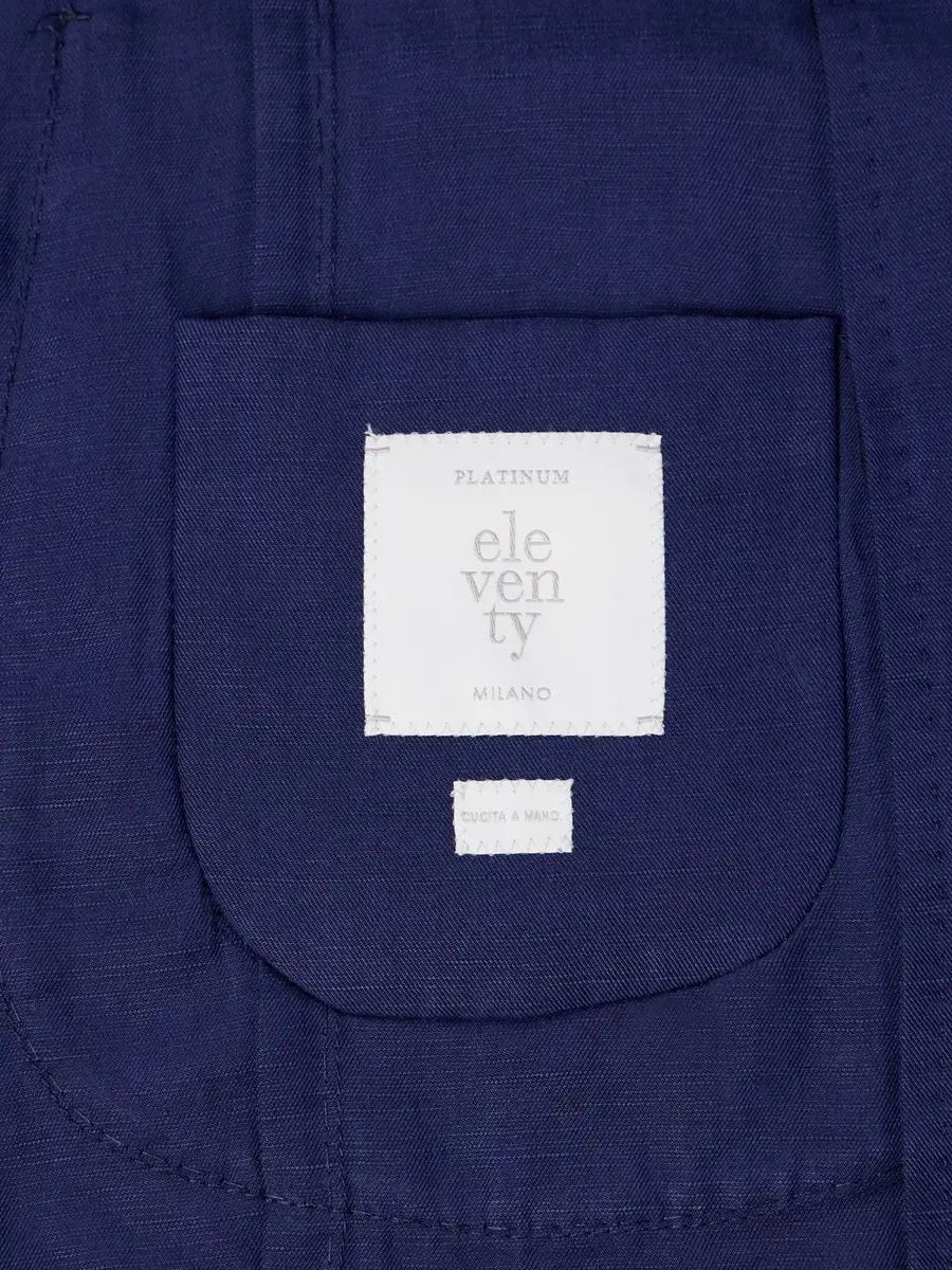 ELEVENTY Lyocell and Linen-Blend Suit Jacket - Men | Thumbnail 3