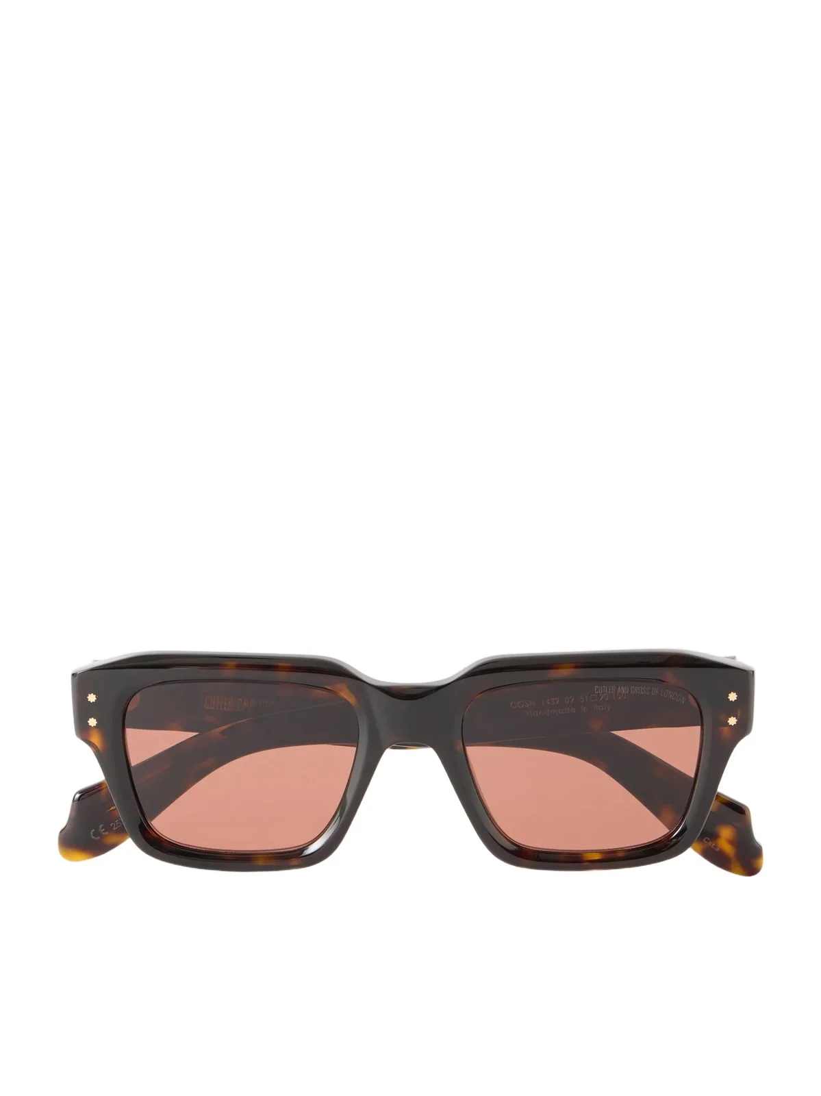 Cutler and Gross 1432 Square-Frame Tortoiseshell Acetate Sunglasses - Men