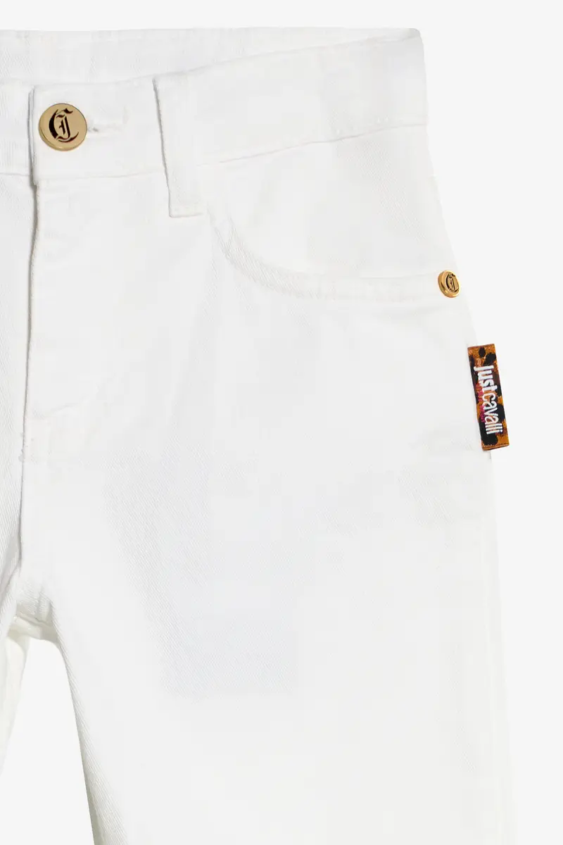 Roberto Cavalli White Denim Trousers | Thumbnail 3