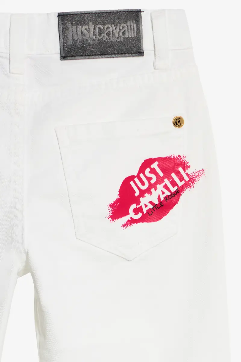 Roberto Cavalli White Denim Trousers | Thumbnail 4