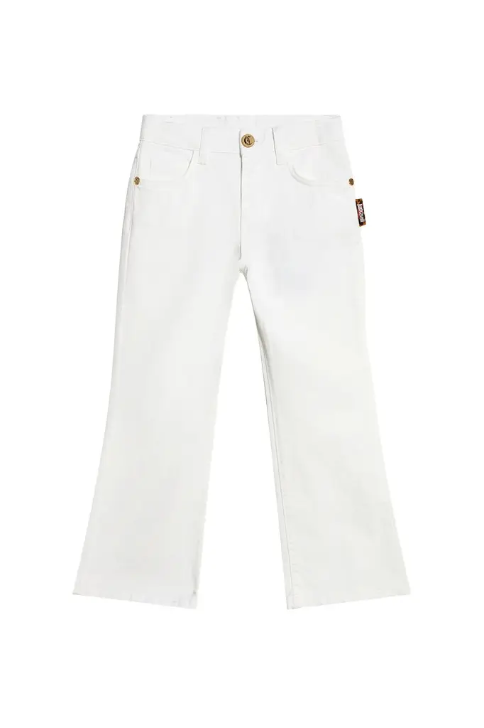 Roberto Cavalli White Denim Trousers