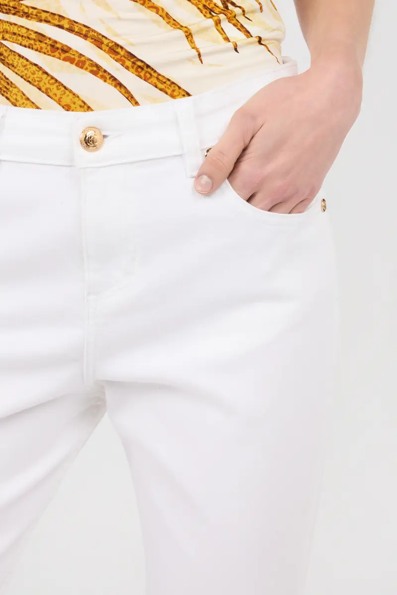 Roberto Cavalli Denim Trousers in Cotton | Thumbnail 4 Roberto Cavalli Denim Trousers in Cotton | Thumbnail 4