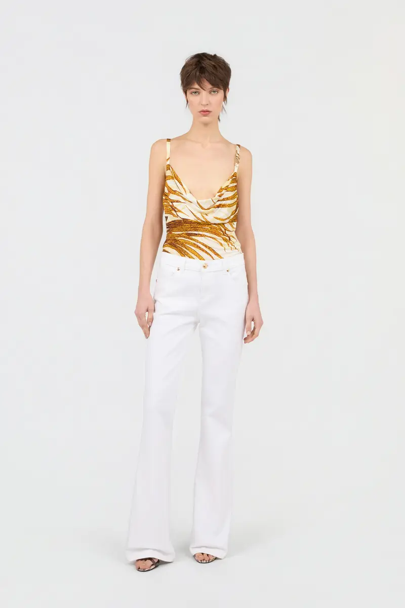 Roberto Cavalli Denim Trousers in Cotton | Thumbnail 6 Roberto Cavalli Denim Trousers in Cotton | Thumbnail 6