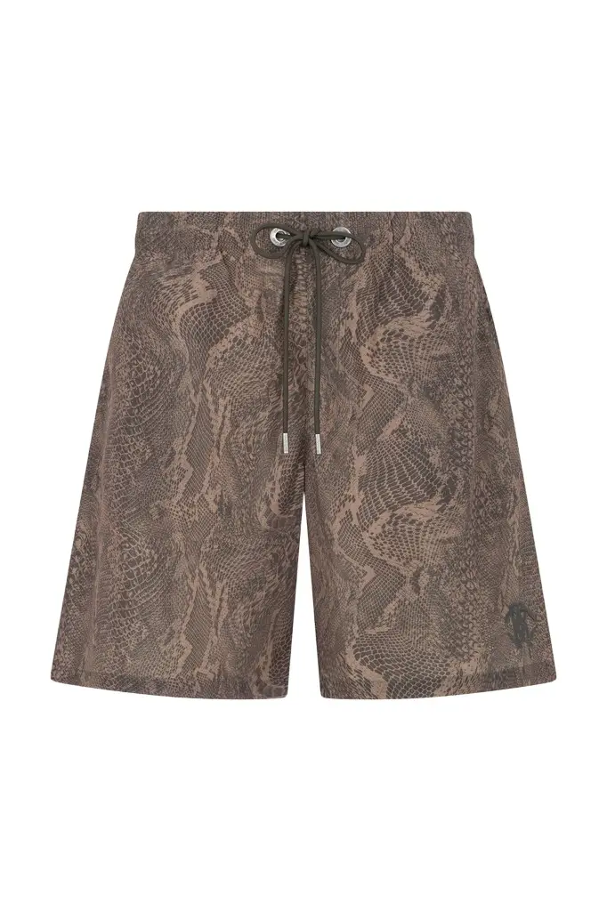 Roberto Cavalli Swimsuit in Dark Python Print | Image 1 Roberto Cavalli Swimsuit in Dark Python Print | Image 1